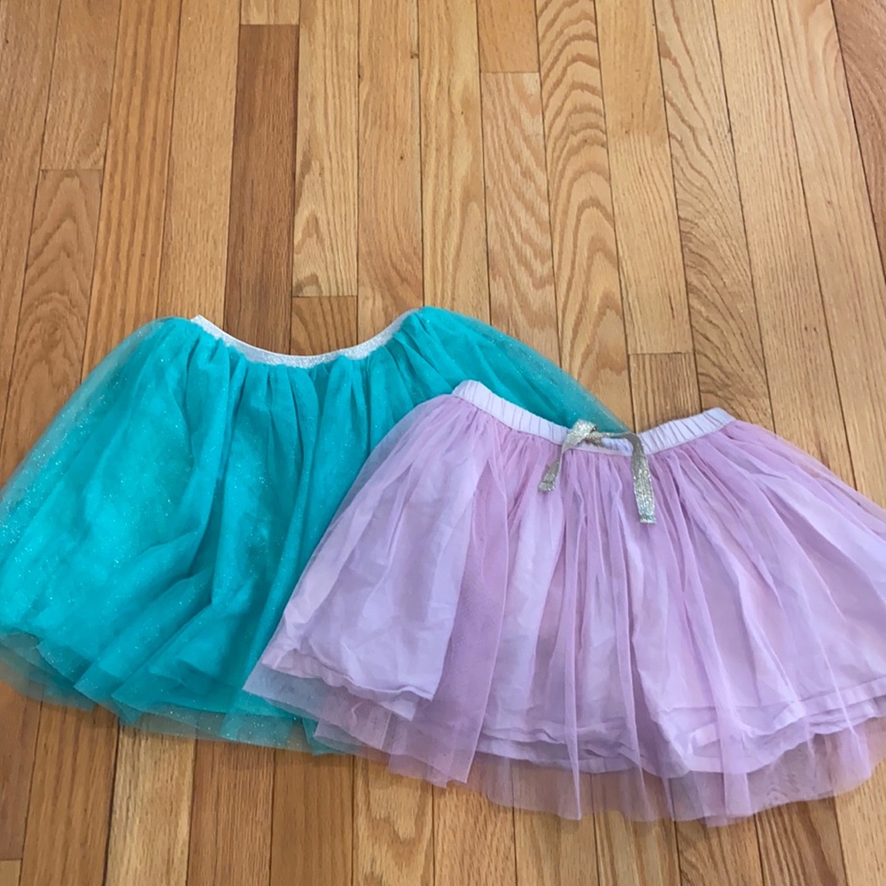 2 Girls Size 5 Tulle Skirts